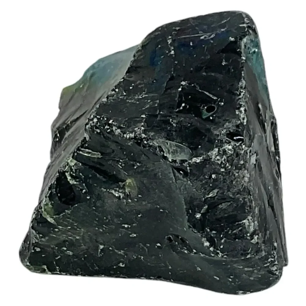 Emerald Green Art Glass Cullet Glowing‎ Manganese Slag Glass #5GX85